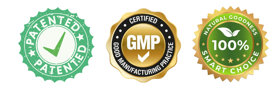 Patented formulations · GMP certified manufacturing · 100% natural